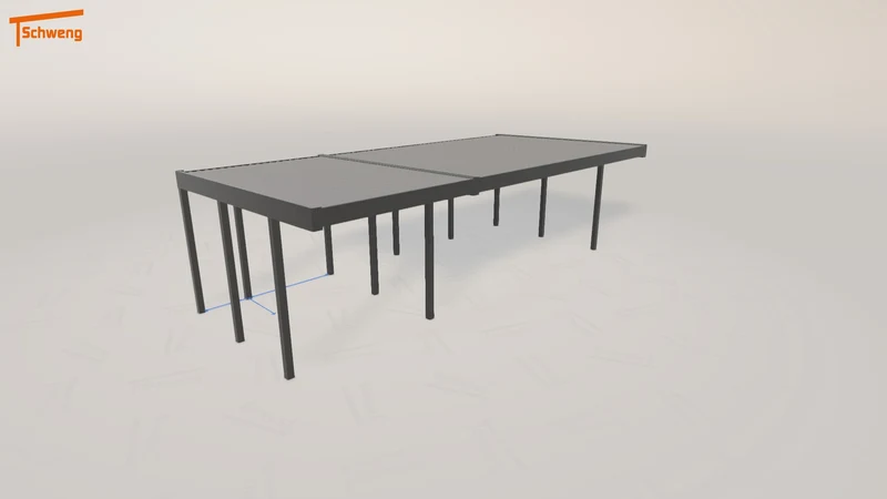#DE Schweng Flachdachcarport C600 (ID 85bxqr) #MTG