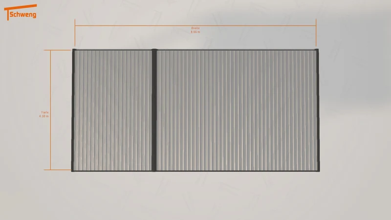 #DE Schweng Flachdachcarport C600 (ID 85bxqr) #MTG
