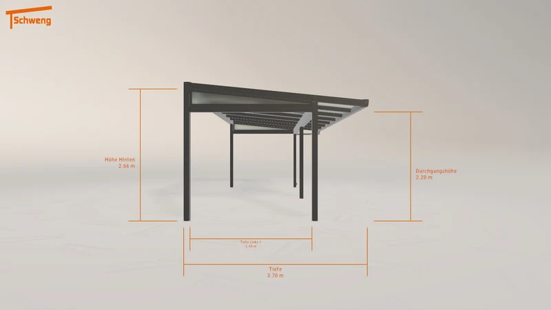 #DE Schweng Terrassenüberdachung S400 (ID bkgyzb)