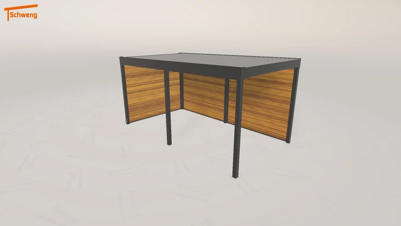 #DE Schweng Flachdachcarport C600 (ID qdwpmg) #MTG