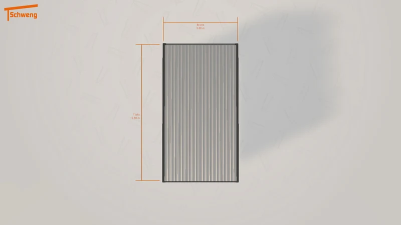 #DE Schweng Flachdachcarport C600 (ID qdwpmg) #MTG