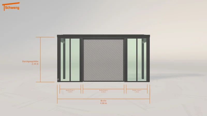 #DE Schweng Terrassenüberdachung S350 (ID rjz29g)