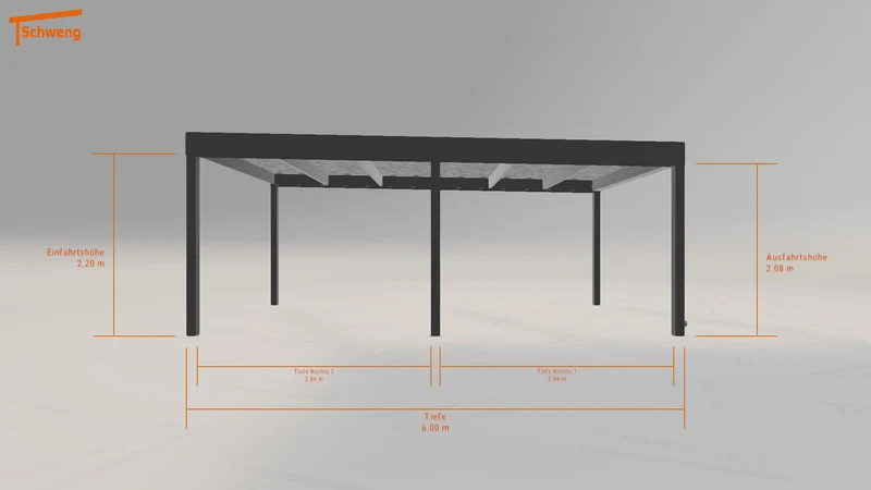 #AT Schweng Flachdachcarport C600 (ID n5xzkr) #MTG