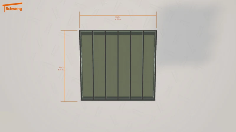 #DE Schweng Terrassenüberdachung S400 (ID 9wp2mq)