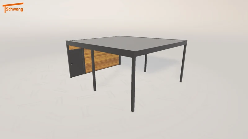 #DE Schweng Flachdachcarport C600 (ID 85bx4x) #MTG
