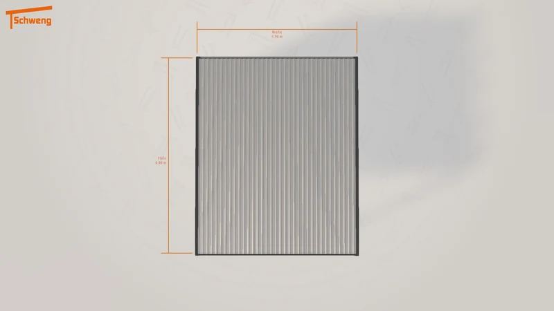 #DE Schweng Flachdachcarport C600 (ID 85bx4x) #MTG