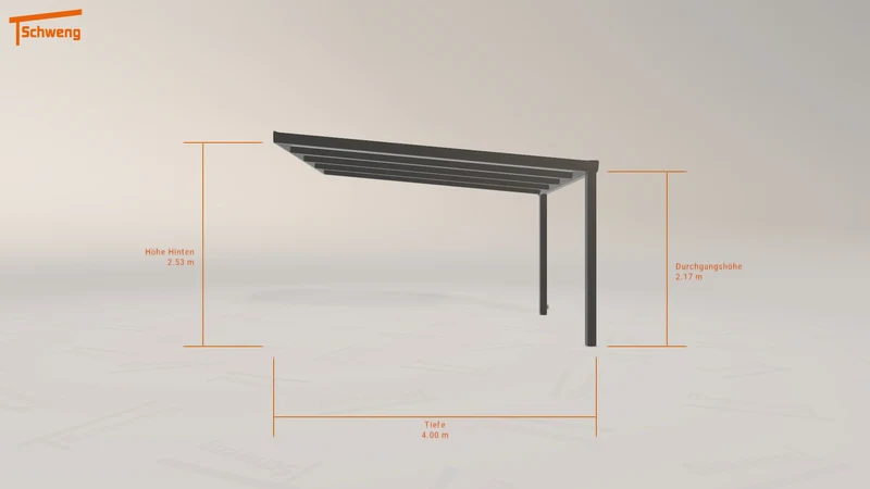 #DE Schweng Terrassenüberdachung S400 (ID 77mpr7)