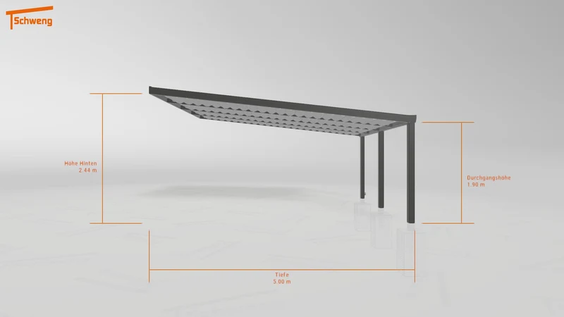 #DE Schweng Terrassenüberdachung S400 (ID pbjm93)