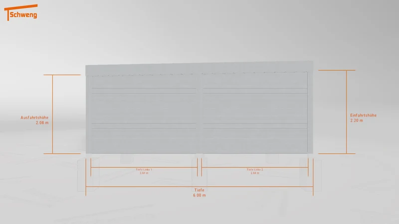 #AT Schweng Flachdachcarport C600 (ID 42j35m) #MTG