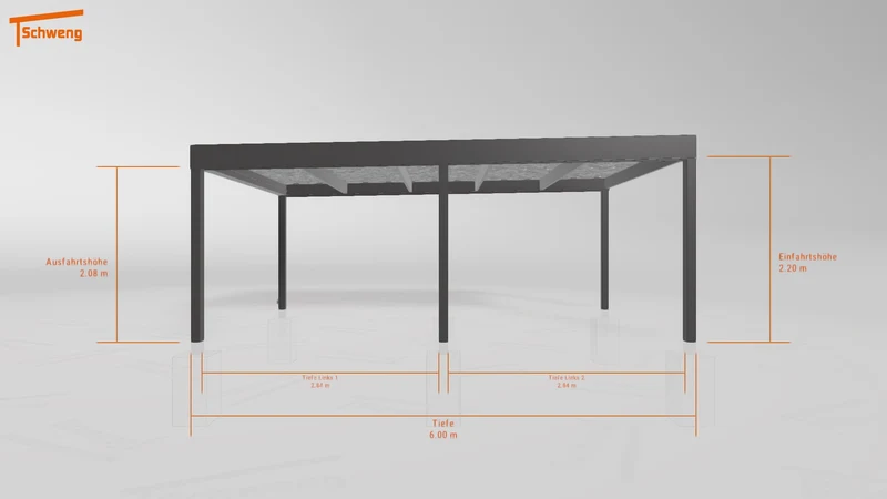 #AT Schweng Flachdachcarport C600 (ID rjzdym) #MTG