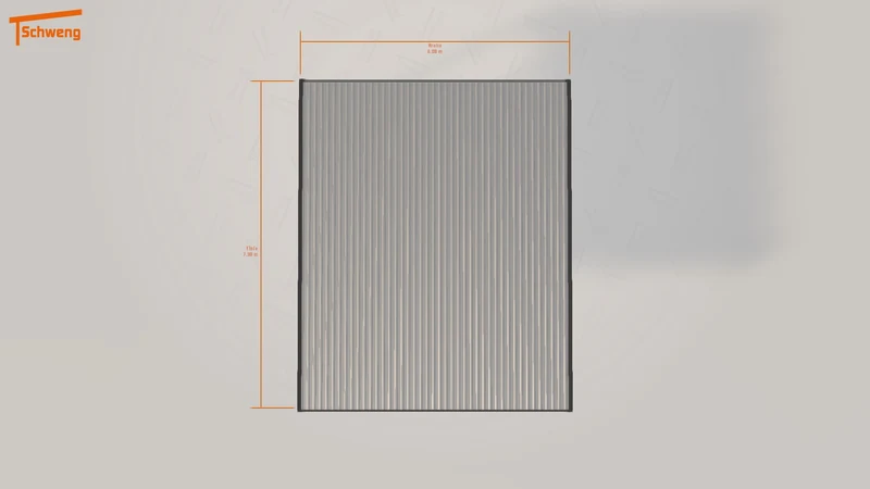 #DE Schweng Flachdachcarport C600+ (ID k2yknd) #MTG