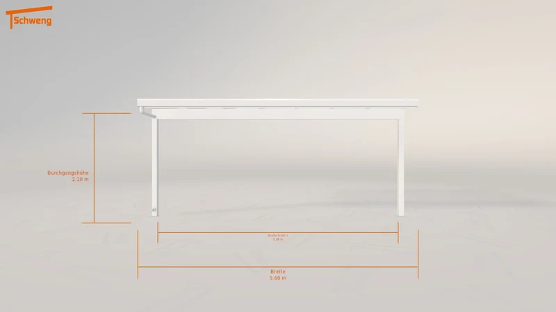 #DE Schweng Pultdachcarport S400 (ID 338rbg) #MTG