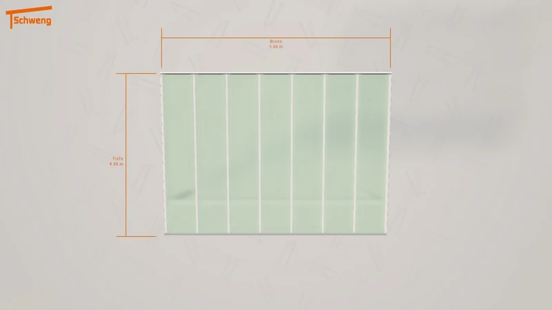 #DE Schweng Pultdachcarport S400 (ID 338rbg) #MTG