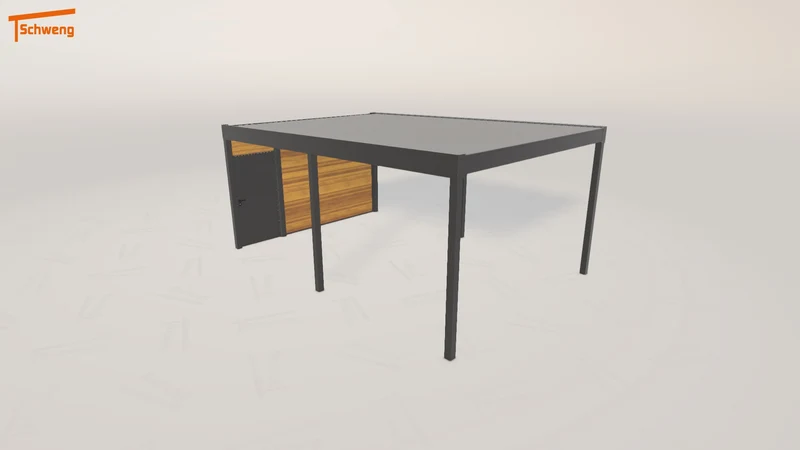 #DE Schweng Flachdachcarport C600 (ID 42j987) #MTG