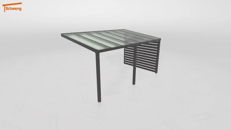 #DE Schweng Pultdachcarport S350 (ID bkgbd7) #MTG