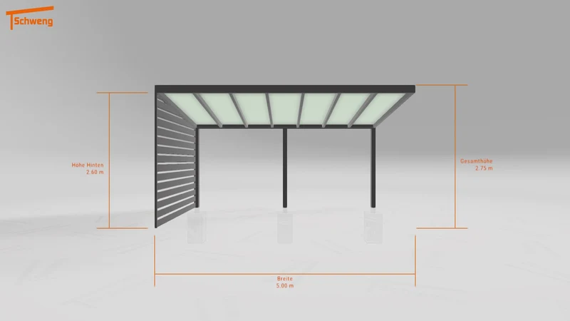 #DE Schweng Pultdachcarport S350 (ID bkgbd7) #MTG