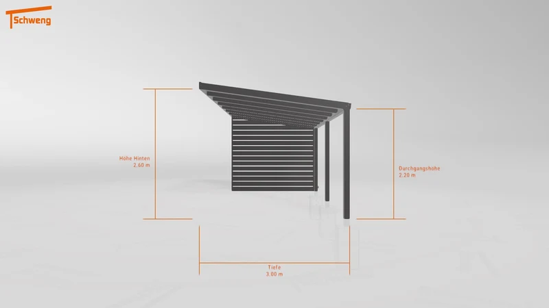 #DE Schweng Pultdachcarport S350 (ID bkgbd7) #MTG