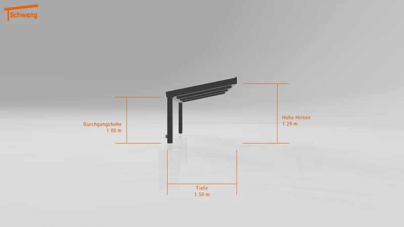 #DE Schweng Terrassenüberdachung S350 (ID w3ndjj)