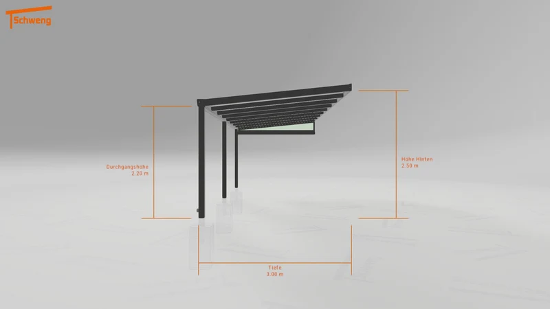 #DE Schweng Terrassenüberdachung S400 (ID x7nd4d)