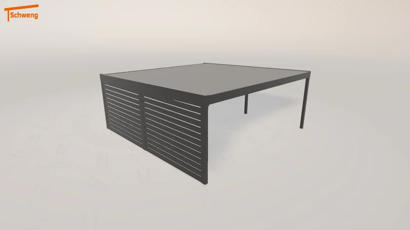 #DE Schweng Flachdachcarport C600+ (ID 85bxxw) #MTG