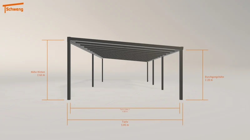 #DE Schweng Terrassenüberdachung S400 (ID k2yk5d)