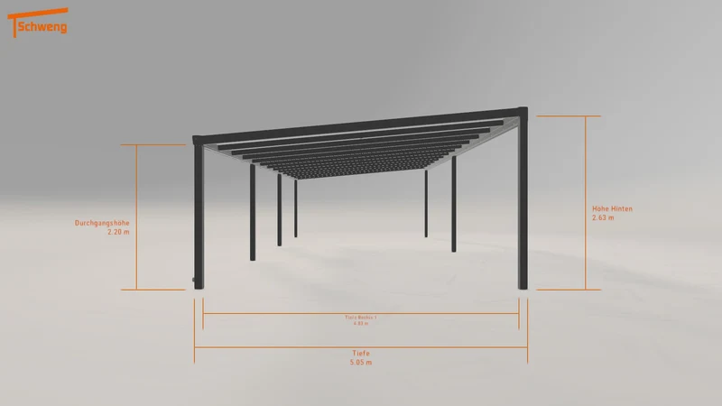 #DE Schweng Terrassenüberdachung S400 (ID k2yk5d)