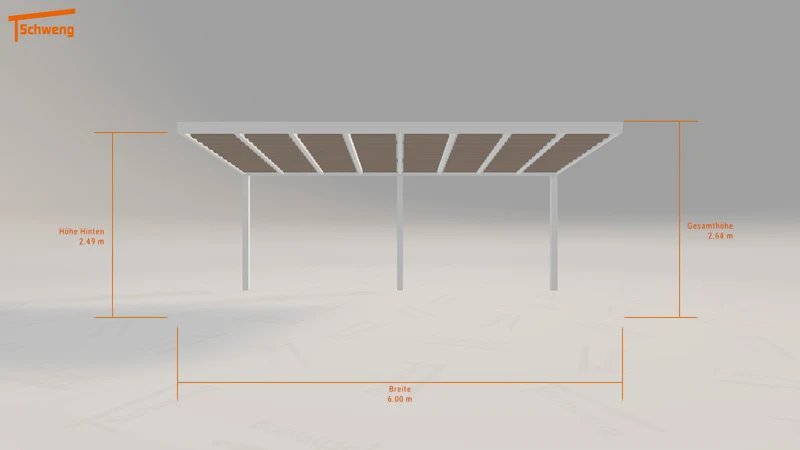 #DE Schweng Terrassenüberdachung S350 (ID dv3743)