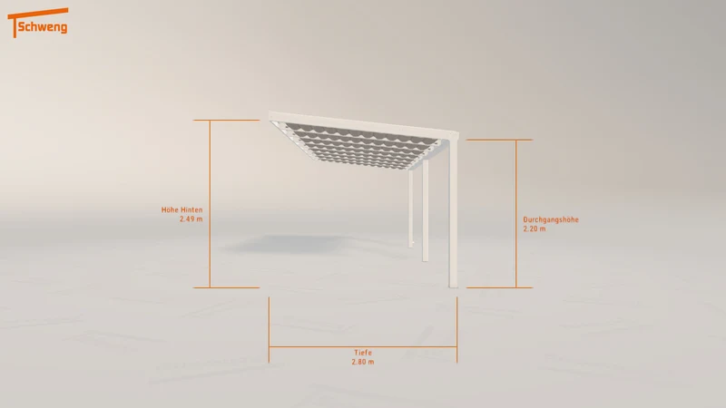 #DE Schweng Terrassenüberdachung S350 (ID dv3743)