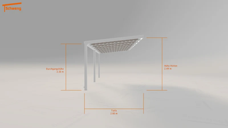 #DE Schweng Terrassenüberdachung S350 (ID dv3743)