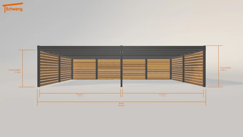 #CH Schweng Flachdachcarport C600+ (ID jj9kv8) #MTG