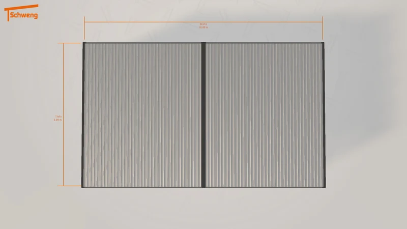 #CH Schweng Flachdachcarport C600+ (ID jj9kv8) #MTG