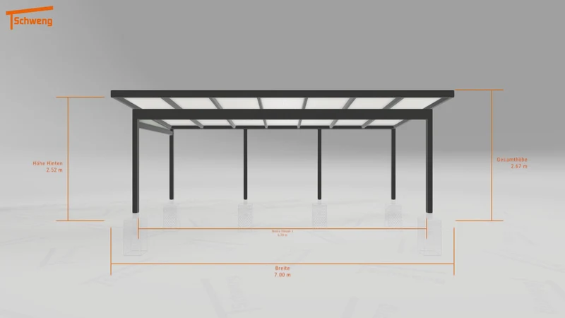 #DE Schweng Terrassenüberdachung S400 (ID jj97dy)