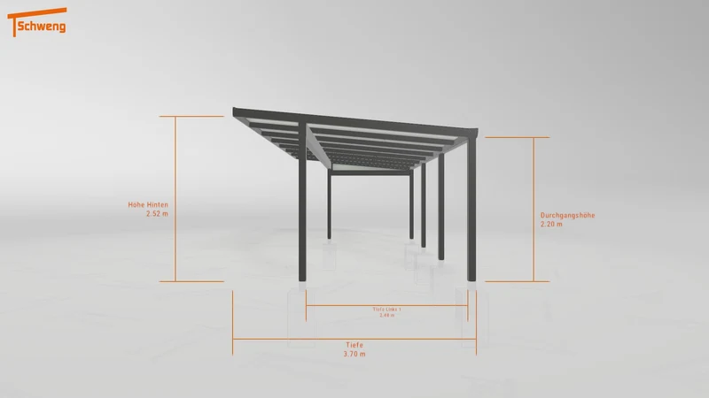 #DE Schweng Terrassenüberdachung S400 (ID jj97dy)