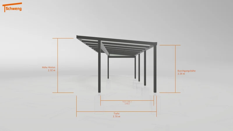 #DE Schweng Terrassenüberdachung S400 (ID 77mdx5)