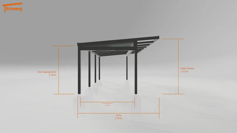 #DE Schweng Terrassenüberdachung S400 (ID 77mdx5)