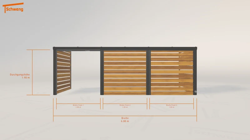 #DE Schweng Pultdachcarport S350 (ID 42jrwz) #MTG
