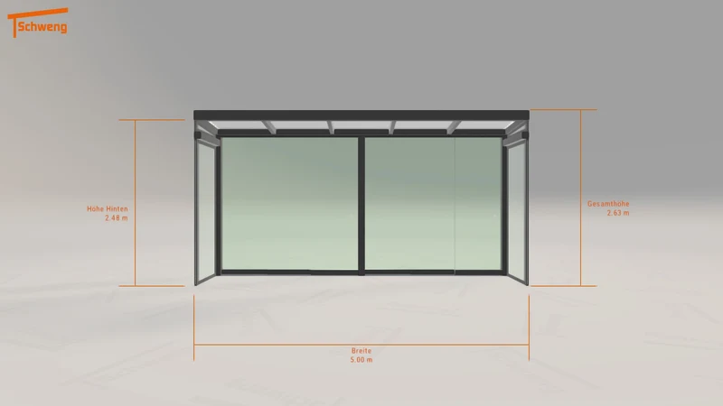 #DE Schweng Terrassenüberdachung S400 (ID mj7y2j)