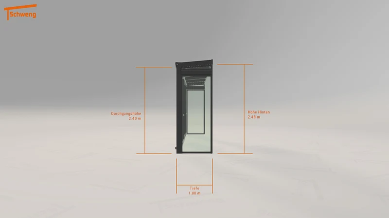 #DE Schweng Terrassenüberdachung S400 (ID mj7y2j)