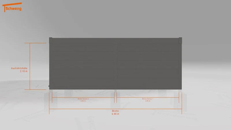 #DE Schweng Flachdachcarport C600+ (ID g7g9rn) #MTG