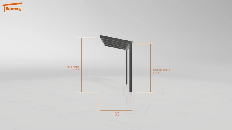 #DE Schweng Terrassenüberdachung S350 (ID pbjmmk)