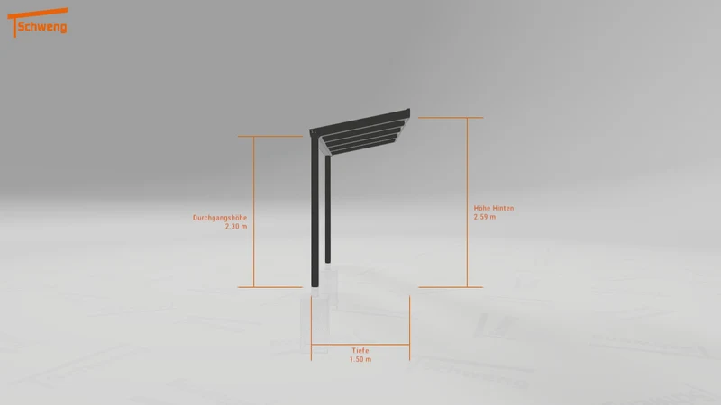 #DE Schweng Terrassenüberdachung S350 (ID pbjmmk)
