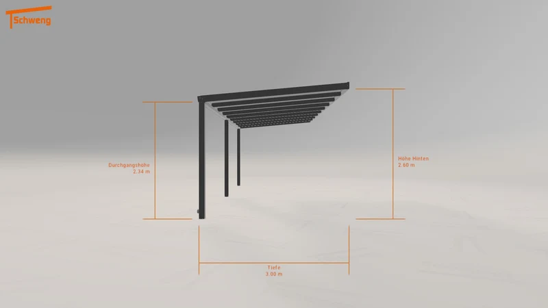 #DE Schweng Terrassenüberdachung S350 (ID zbgddz)
