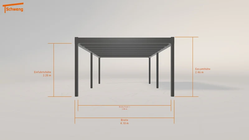 #DE Schweng Flachdachcarport C600+ (ID x7nwn4) #MTG