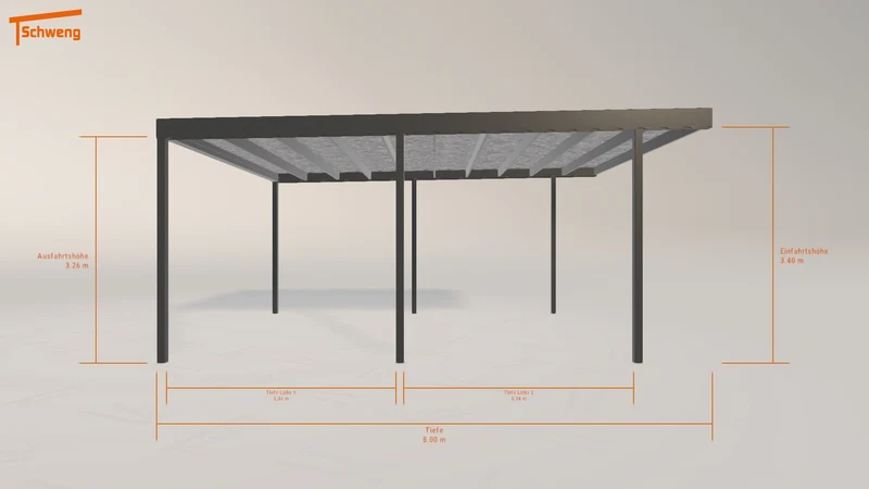 #DE Schweng Flachdachcarport C600 (ID 9wp8d8) #MTG