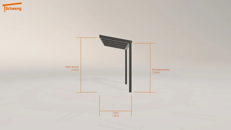 #DE Schweng Terrassenüberdachung S350 (ID n5xgmb)