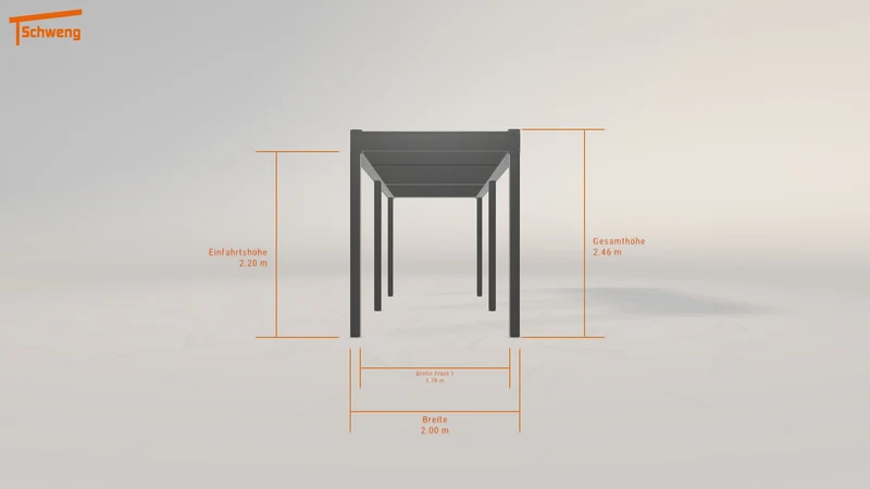 #DE Schweng Flachdachcarport C600 (ID x7nv8b) #MTG