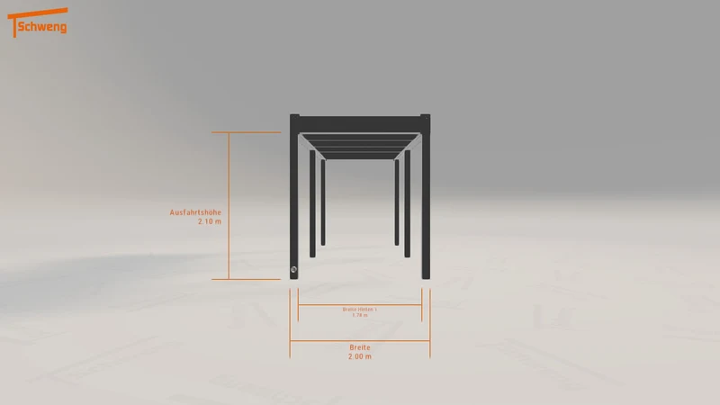 #DE Schweng Flachdachcarport C600 (ID x7nv8b) #MTG