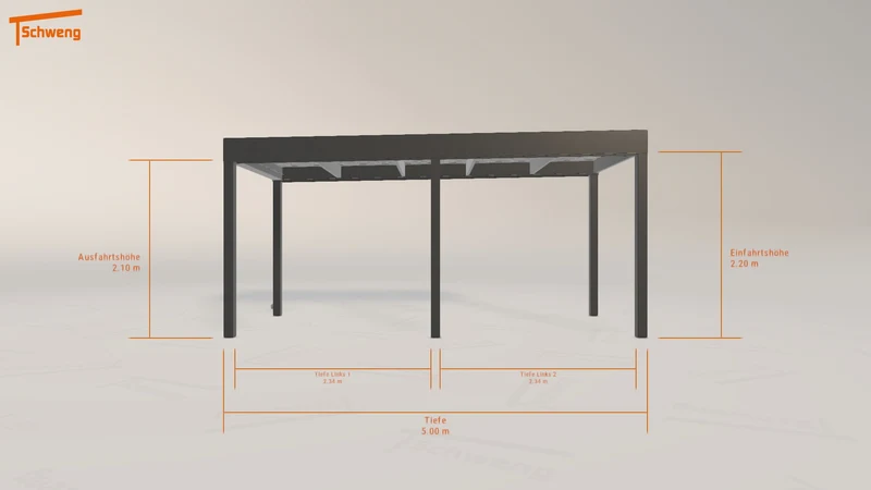 #DE Schweng Flachdachcarport C600 (ID x7nv8b) #MTG