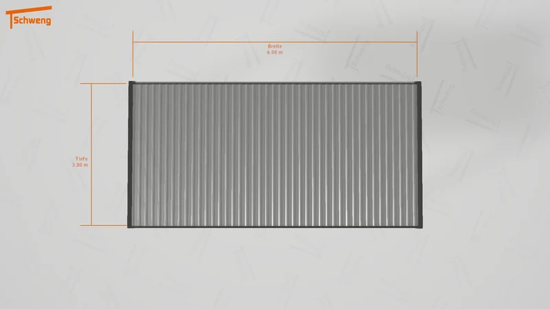 #DE Schweng Flachdachcarport C600 (ID 85bvv2) #MTG