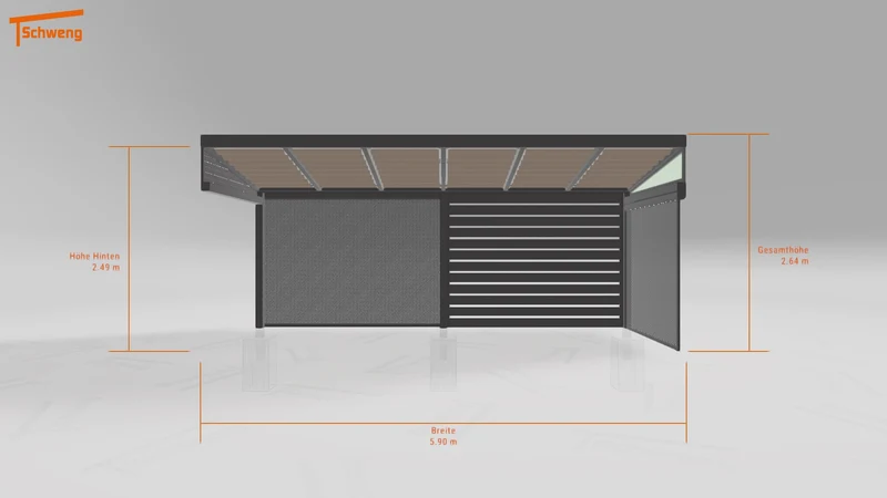 #DE Schweng Terrassenüberdachung S350 (ID x7ndd8)